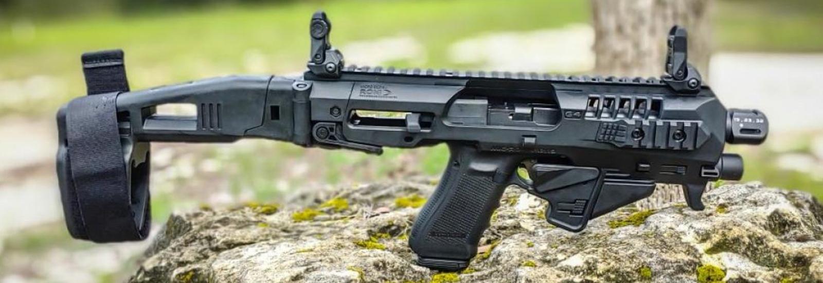 Glock 17 with Roni Carbine Tactical Kit